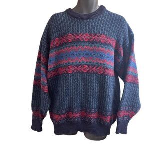 Maddy Moss Wool VTG Sweater Size Large